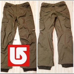 Burton Men's Cargo Pants - Olive Green